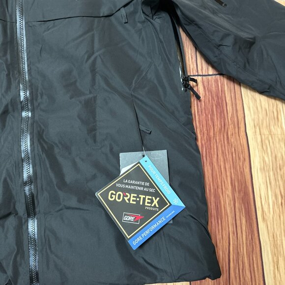 Men's Arcteryx Macai goose down Logo waterproof warm hooded ski down jacket - Picture 10 of 10